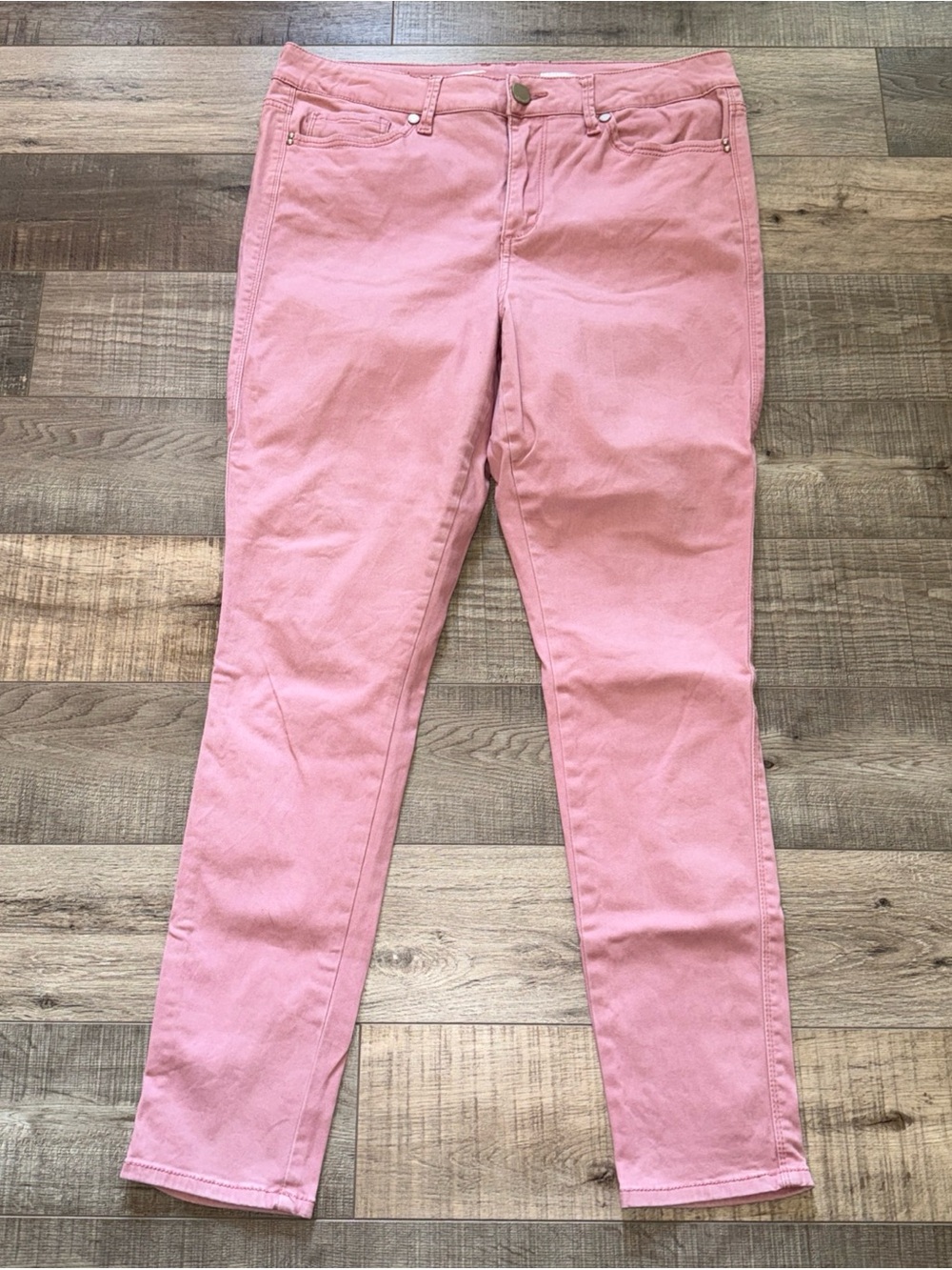 Seven7 Rose Pink Skinny Jeans